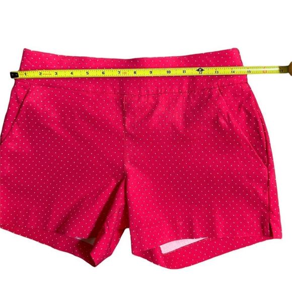 New York & Company Pink Polka Dot Women Shorts - Picture 7 of 8